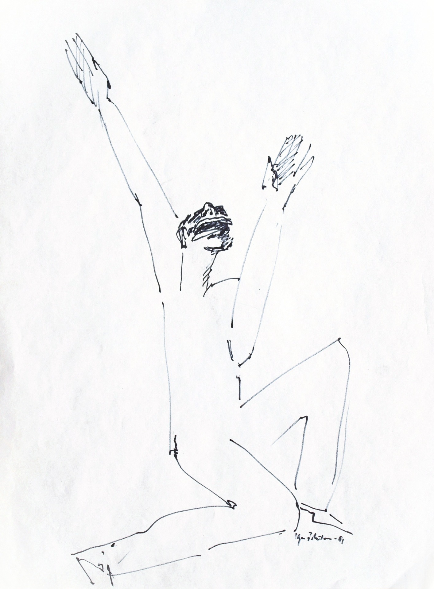 Jeremias' klage 1991 Tusj