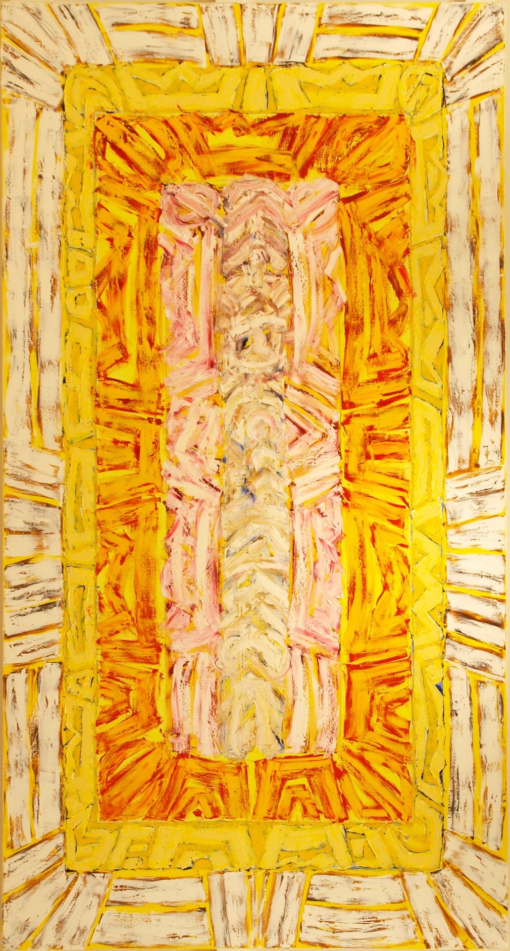 Kjell Pahr-Iversen Ikon II 2025 300x160 Olje på lerret. I kunstnerens eie © foto Ådne Njå