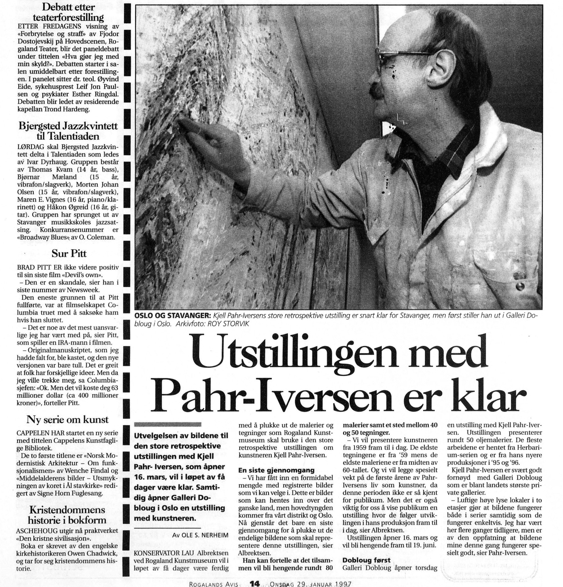 Rogalands Avis 29.01.1997 Nasjonalbiblioteket Public domain