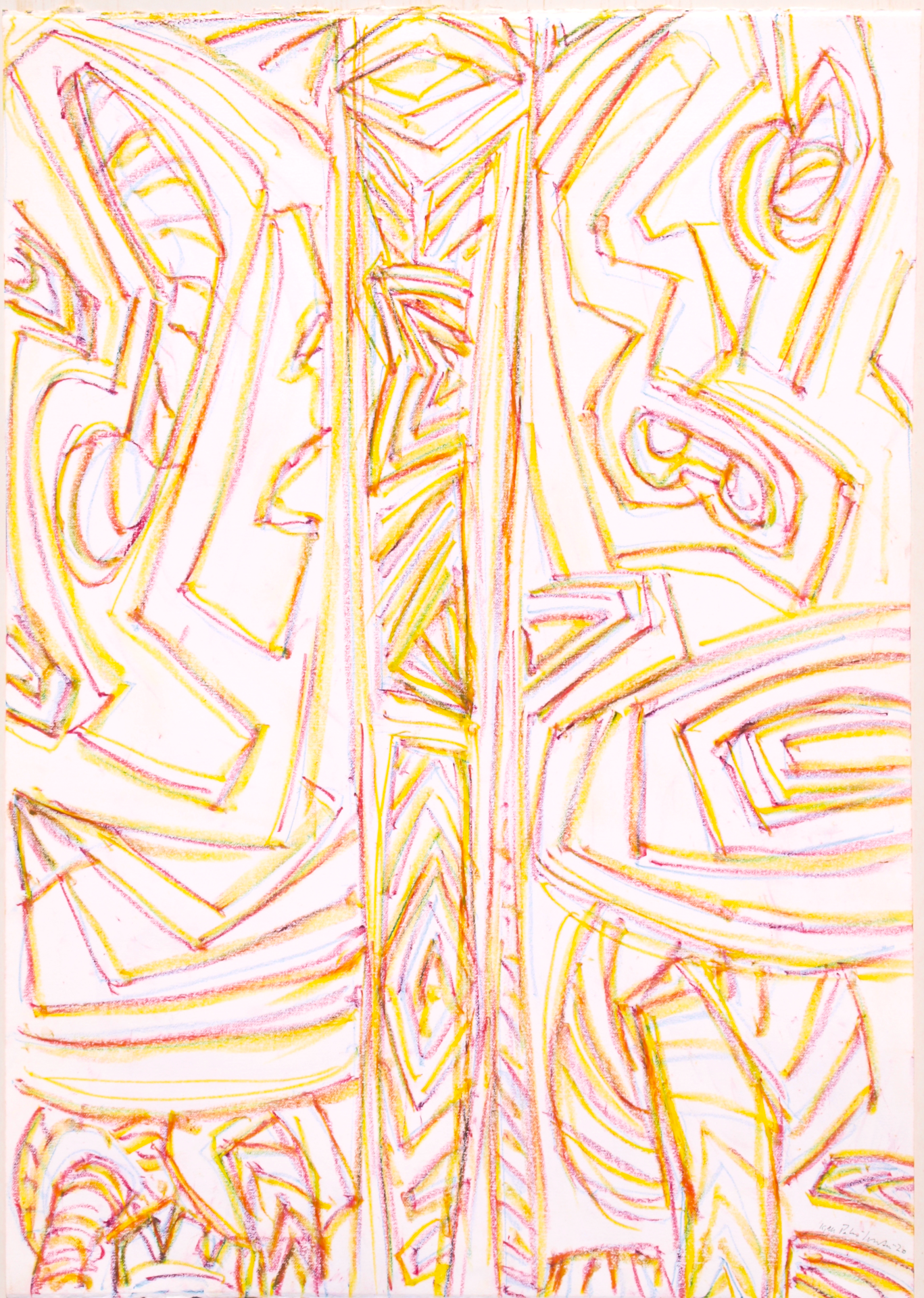 Meditasjoner over lyset i trær 2020 Fargekritt