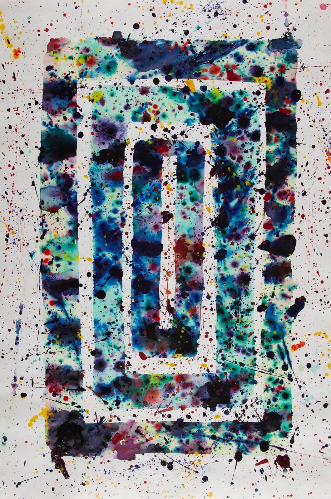 Sam Francis, Untitled 1975 (SF75-102), acrylic on paper 102.5 by 69.4 cm. © 2025 Sam Francis Foundation, California / BONO - både kunstverk og foto