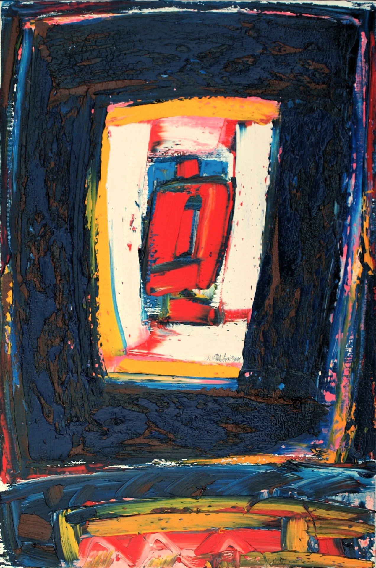 Ikon 1986 Olje på lerret