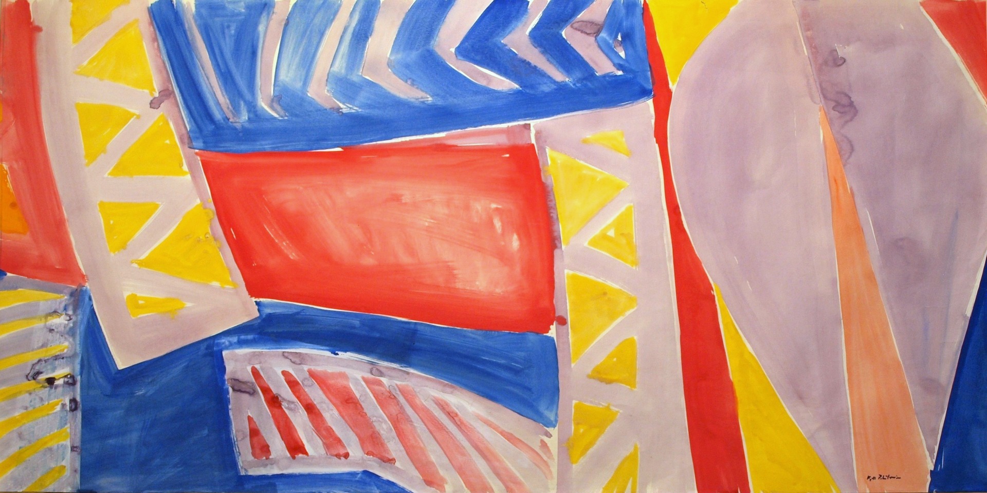 Forbarmelsen 1989 Akryl på papir