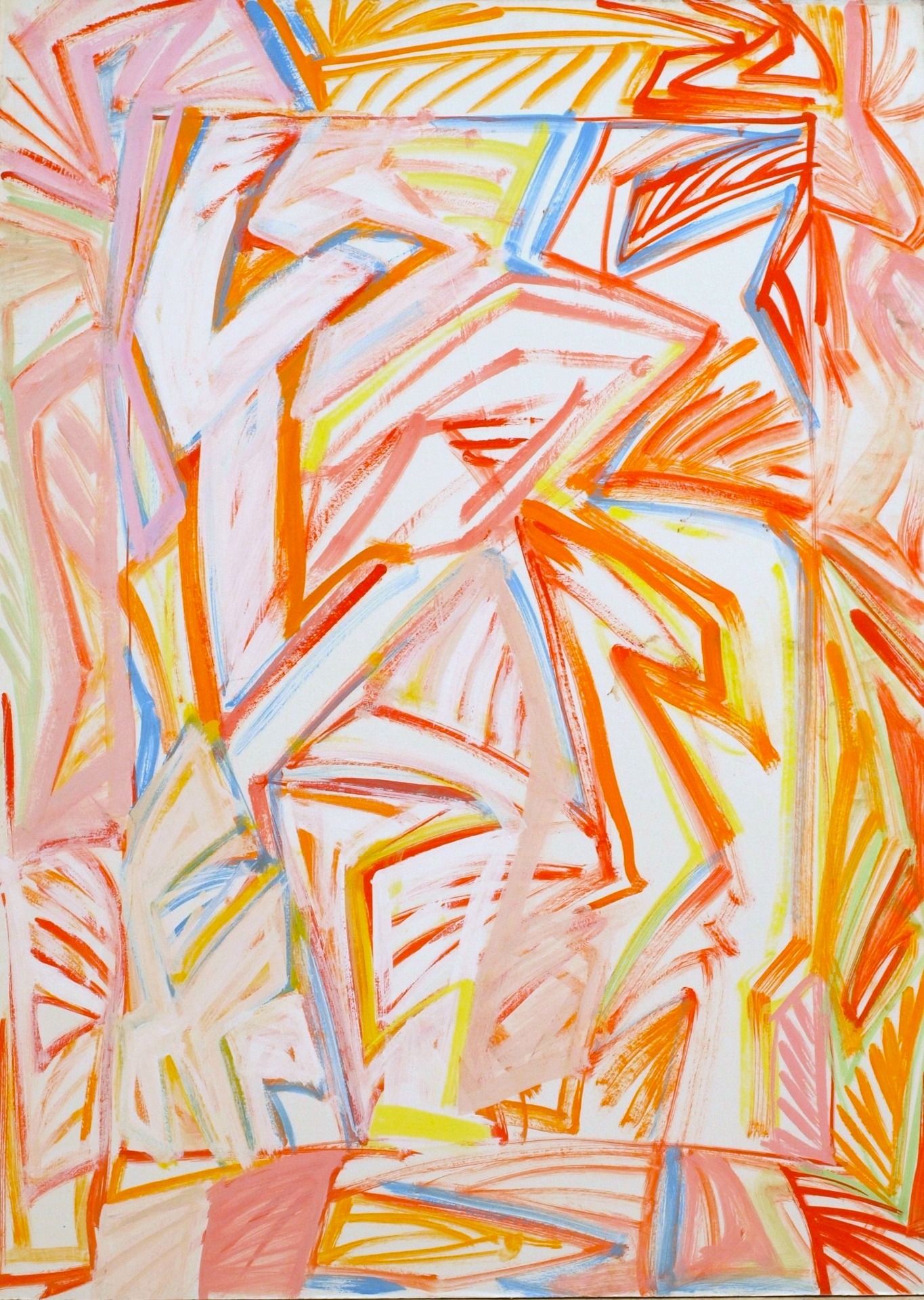 Kjell Pahr-Iversen Det åpne vindu 1981 124x90 Akryl på plate. I kunstnerens eie © foto Ådne Njå